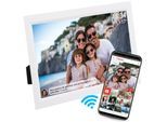 Denver PFF-1503 Digitaler WLAN-Bilderrahmen, 15.6" Touchscreen, weiß