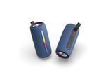 Denver BTL-360 Bluetooth-Lautsprecher, 2×50W, RGB-Beleuchtung, blau