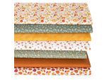 Patchwork- und Quiltpaket Digitaldruck „Herbstzauber“, orange-color