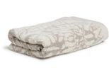 Handtuch MÖVE, beige (nature cashmere), B:50cm L:100cm, Walkfrottier, Obermaterial: 85% Baumwolle, 10% Viskose, 5% Leinen, Handtücher