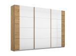 Rauch Möbel , Weiß, Eiche Artisan , Holzwerkstoff , 3 Fächer , 271x210x62 cm , Blauer Engel, Goldenes M, Made in Germany ,