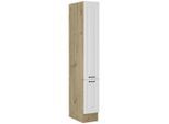 Livetastic , Weiß, Eiche Artisan , Holzwerkstoff , 30x205x57 cm ,