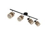 Globo , Naturfarben, Schwarz , Holz, Metall , Bambus , 8.5x19x70 cm , CE ,