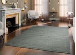 Teppich OCI DIE TEPPICHMARKE "TINY", dunkelgrau, B:120cm H:9mm L:180cm, Obermaterial: 50% Wolle, 45% Viskose, 5% Polyethylen, Teppiche, Teppich