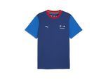 T-Shirt PUMA "BMW M MOTORSPORT Essentials T-Shirt Herren", Herren, Gr. XXL, pro blau m color, Obermaterial: 100% Baumwolle. Rippe: 80% Baumwolle, 20% Polyester, clean, regular fit, Rundhals, Shirts T-Shirt