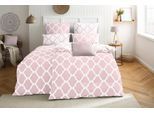 Wendebettwäsche OTTO HOME "Alba in Gr. 135x200 oder 155x220 cm", rosa (rosa, weiß), B/L: 135cm x 200cm, 1 Stk., 1 Stk., Biber, B/L: 80cm x 80cm, 2 Stk., Biber, Obermaterial: 100% Baumwolle, Bettwäsche, Wendebettwäsche, Bettwäsche mit Wendeoptik, in verschiedenen Qualitäten, Baumwolle