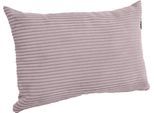 Dekokissen PAIDI "Cord in verschiedenen Ausführungen, Polyester, 60/40x40 cm", misty rose, unifarben, B:40cm H:10cm L:60cm, Polyester, Dekokissen_Sitzkissen_Kissenhüllen, Zierkissen mit Füllung, abnehmbarer und waschbarer Bezug