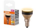 LEDVANCE LED-Leuchtmittel "LED STAR Flat Flat Frosted 28", Energieeffizienz: F (A-G), gold (klar, schwarz, weiß), Ø:3,5cm, Leuchtmittel
