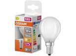 OSRAM LED-Leuchtmittel "LED Retrofit CLASSIC Tropfenform", Energieeffizienz: D (A-G), weiß, L:8,4cm Ø:4,5cm, Leuchtmittel