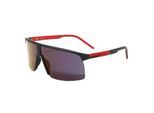 Hugo Boss Matte zonnebril heren (Zwart/Rood)