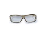 Gucci, Oliver groene vintage schild zonnebril
