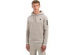 No Excess Sweater hooded brushed clay