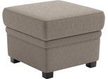Polsterhocker SIT & MORE "Savona, B: 58 cm", taupe, B:58cm H:45cm T:58cm, 100% Polyester, Hocker, Polsterhocker, individuell zu kombinieren