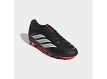 Fußballschuh ADIDAS PERFORMANCE "PREDATOR CLUB FIRM GROUND/MULTI GROUND KIDS", Mädchen, Gr. 31, schwarz (core schwarz, ftwr weiß, lucid rot), Synthetik, Schuhe Fußballschuh, für viele verschiedene Böden geeignet, für Jugendliche & Kinder