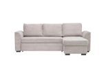 Xora Ecksofa , Hellgrau , Kunststoff , Füllung: Kaltschaum , seitenverkehrt montierbar, L-Form , 245x157 cm , Stoffauswahl, Hocker erhältlich, Rücken echt , Wohnzimmer, Sofas & Couches, Wohnlandschaften, Ecksofas