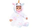 Babypuppe BAYER "First Words 38 cm weiß", weiß, Puppen, Baby, Babypuppe