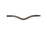 Hans Melzer Horse Equipment Hans Melzer Stirnriemen Bredeneek braun/messing Pony