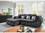 Ecksofa HOME AFFAIRE "Imola elegant, Breite 270cm, moderne Sitzsteppung, bequem, L-Form", grau (anthrazit), B:270cm H:90cm T:170cm, 100% Polyester, Sofas, Ecksofa, auch mit Bettfunktion und Bettkasten