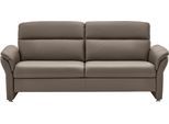 3-Sitzer DIE PLANBAR "PN-EM16031, Breite 216 cm", braun (torro artisckocke), B:216cm H:96cm T:92cm, Sofas, 3-Sitzer, Echtleder mit Federkernpolsterung, wahlweise mit Armteilverstellung