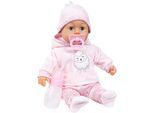 Babypuppe BAYER "First Words 38 cm hellrosa", rosa, Puppen, Baby, Babypuppe