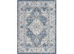 Livabliss Vintage-Teppich, Blau, Textil, Orientalisch, Rechteckig, 160x220 cm, Oeko-Tex® Standard 100, in verschiedenen Größen erhältlich, Teppiche & Böden, Teppiche, Vintage-Teppiche