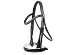 Hans Melzer Horse Equipment Hans Melzer Kandare Hamburg LACK schwarz/silber VB/ COB (Vollblut)