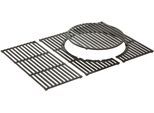 Grillrost ENDERS "Switch Grid Uniq 3", schwarz, B:45cm H:1cm L:63cm, Emaille, Grillroste