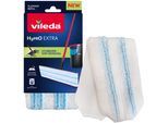 Wischbezug VILEDA "Vileda H2Pro Flatmop Ersatzbezug", weiß (weiß, blau), B:11cm L:23cm T:2cm, gewirkt, Mikrofaser, Putztücher, Wischbezug, Ersatzbezug für das Vileda H2PRO Flat Mop System
