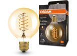OSRAM LED-Filament "LED-Lampen Vintage", Energieeffizienz: F (A-G), gold (goldfarben), L:12cm, Leuchtmittel