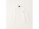 T-Shirt SARABANDA "BABY BOY SWEATER", Jungen, Gr. 9M, weiß (sanftes weiß), 100% Baumwolle, Shirts T-Shirt