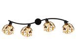 GLOBO LIGHTING Deckenstrahler "MIKA", schwarz matt, H: 15,5cm, 1 Stk., Leuchten, Spot Deckenspot Flur Schlafzimmer Wohnzimmer, Deckenstrahler