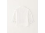 Businessshirt IDO "BABY BOY LONG SLEEVE SHIRT", Jungen, Gr. 18, optical weiß, 55% Leinen, 45% Baumwolle, Shirts