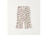 Leggings IDO "BABY GIRL TROUSERS", Mädchen, Gr. 3, EURO-Größen, cream, beige, 95% Baumwolle, 5% Elasthan, Hosen Leggings