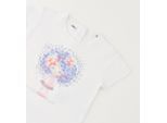 T-Shirt IDO "BABY GIRL SUMMER T-SHIRT", Mädchen, Gr. 7A, optical weiß, 100% Baumwolle, Shirts T-Shirt