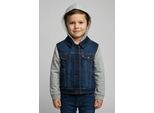 Jeansjacke LEVI'S KIDS "INDIGO JACKET", Jungen, Gr. 3M (62), blau (indigo dusk), Denim/Jeans, Obermaterial: 81% Baumwolle, 18% Polyester, 1% Elasthan, Jacken Jeansjacke, for Baby BOYS