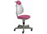 Paidi Jugenddrehstuhl, Rosa, Weiß, Textil, Sternfuß, 63x86-102x53 cm, Stoffauswahl, Typenauswahl, Arbeitszimmer, Bürostühle, Jugend- & Kinderschreibtischstühle