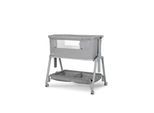 Lorelli Beistellbett Layla 2 in 1 Moskitonetz, Matratze, faltbar, Räder, Korb grau