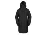 Mountain Warehouse Dames/Dames Amethist Lange Gevoerde Zwangerschapsjas (Zwart)