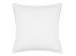 Dekokissen PAD "COLETTE", weiß (ivory, unifarben), B:45cm L:45cm, Leinen, Dekokissen_Sitzkissen_Kissenhüllen, Made in Europe