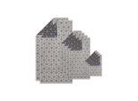 Handtuch VILLEROY & BOCH "Handtuch Carré 1er Pack, 10er Pack" Gr. M, grau, B:50cm, Obermaterial: 100% Baumwolle CO., Handtücher, Handtuch