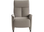 TV-Sessel SIT & MORE "Cremona Comfort", beige (taupe), B:76cm H:119cm T:84cm, 100% Polyester, Sessel, TV-Sessel, wahlweise manuell oder elektrischer Funktion mit Akku