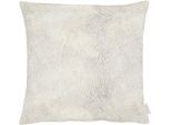 Dekokissen APELT "5470", beige (natur, bedruckt), B:48cm L:48cm, Baumwolle, Polyester, Dekokissen_Sitzkissen_Kissenhüllen, Dekokissen, inclusive Soft-Kissenfüllung 100% PES
