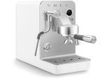 SMEG Espressomaschine "EMC02BLMEU", weiß (weiß, matt), B:28,8cm H:54,5cm T:55,5cm, Kaffeemaschinen, Mini Pro, Espressomaschine