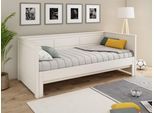 Funktionsbett OTTO HOME " ERIK " Daybed, Gästebett, Kinderbett, Massivholz (Kiefer)", weiß, kein Härtegrad, Daybetten, Funktionsbett, 2. Schlafplatz ausziehbar, moderner Landhausstil, Schublade optional