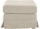 Polsterhocker OTTO HOME "Shadmoor", beige, B:66cm H:48cm T:66cm, 100% Polyester, Hocker, Polsterhocker, Hussenoptik, in uni oder mit Blumendruck, passend zur Shadmoor-Serie