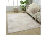 Teppich OTTO HOME "Mokk, Druckteppich, mehrfarbig, im Vintage-Look", beige (natur), B:160cm H:12mm L:220cm, Kunstfaser, Teppiche, Teppich, bedruckt, waschbar, weich, Wohnzimmer, Schlafzimmer, Esszimmer
