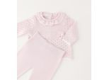 Shorts IDO "BABY GIRL TWO PIECES SET", Mädchen, Gr. 9, EURO-Größen, rosa (light pink), 100% Baumwolle, Hosen Shorts