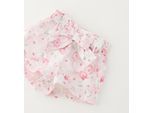 Outdoorhose IDO "BABY GIRL SHORT", Mädchen, Gr. 6, EURO-Größen, cream, pink, 64% Leinen, 36% Baumwolle, Hosen Outdoorhose