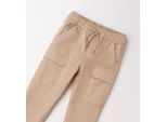 Outdoorhose IDO "BABY BOY TROUSERS", Mädchen, Gr. 5A, EURO-Größen, beige, 98% Baumwolle, 2% Elasthan, Hosen Outdoorhose