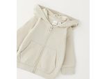 Sweatshirt IDO "BABY BOY SWEATER", Jungen, Gr. 9, beige, 100% Baumwolle, Sweatshirts Sweatshirt
